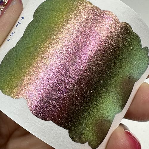 IUILE Handmade Watercolor Paints - Pearl Quarter Pan Set (6 colors) - color: Pearl