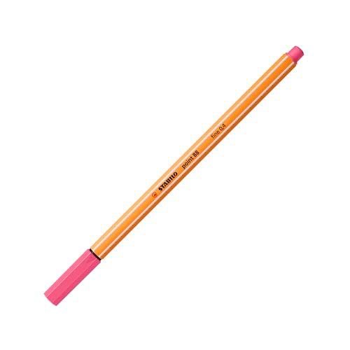 STABILO - point 88 - Fineliner - Pack of 8 - Assorted Pastel Shades - size: 8 Count (Pack of 1)