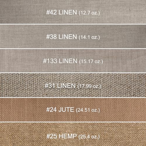 SoHo Urban Artist Professional Unprimed Linen Canvas for Artists, 67 in x 6 Yard, 12.7 oz Smooth Texture, Museum Quality, #42 Un-Stretched Canvas Blanket for Painting, Suitable for Large Works