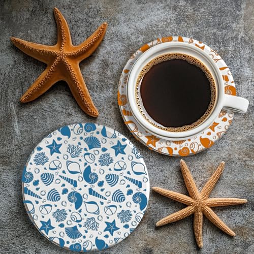 CHGCRAFT Seashell Silhouette Polymer Clay Texture Sheets Coral Silicone Texture Stamp Bubbles Clay Texture Mat Modeling Pattern Pad Texture Sheets for Jewelry and Clay Earrings Tools, 5.5x5.5 inch - style: Seashell