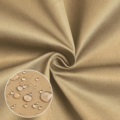 TFTAFAN Cobbler Apron Unisex Waterproof Apron with 2 Deep Pockets Art Smock for Painting Cleaning Artiest Apron work kitchen - color: Khaki