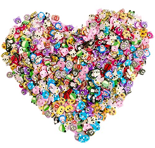 Polyme Slices Nail Art Slices Fruits Slice Polyme Clay Slices for Nail Art and Cellphone Decorations (Animal Slices) - color: Animal