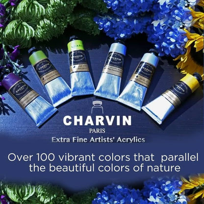 Charvin Extra Fine Professional Acrylic Paint - Brown Madder, 60ml Tube, Triple-Milled, Lightfast Pigments, Open Stock Artist Acrylic Paints in Nature-Inspired Hues - color: Brown Madder, size: 2.02 Fl Oz (Pack of 1)