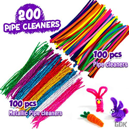 Goody King Arts and Crafts Supplies for Kids - 1170Pcs+ Craft Art Supply Kit for Toddlers Kids Craft Supplies & Materials Age 4 5 6 7 8 9 - Christmas D.I.Y. Crafting School Supplies - size: Xlarge