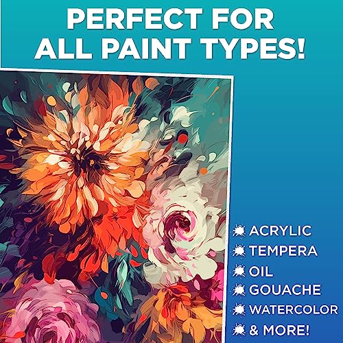 Horizon Group USA Painting Panel Stretched Canvas, 9" x 12", Pack of 8 - size: 9" x 12", Pack of 8, style: Stretched Canvas