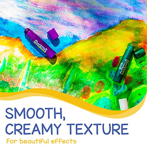 Tempera Paint for Kids and Toddlers - 30 Large Paint Sticks - Washable, Solid, Non Toxic, Mess free Paint Set - Arts and Crafts for Kids - for Wood, Glass, Canvas, or Card painting - size: 1 Count (Pack of 30)