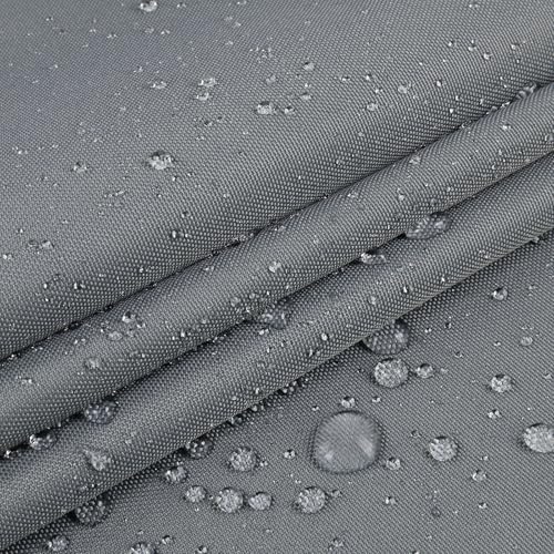 Marine Waterproof Canvas Fabric 60" Wide by 216" Canvas 600Denier Cordura Material with Waterproof Backing Anti-UV for Car Boat Tent Awning Cushion Home, Gray - color: Grey, size: 6yard(continuous Piece)