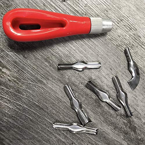 Rubber Block Stamp Carving Block Stamp Making Kit with Cutter Tools, 1 Carving Rubber Stamp for Printmaking, Printing and More - size: 1 Rubber Block + Carving Tool