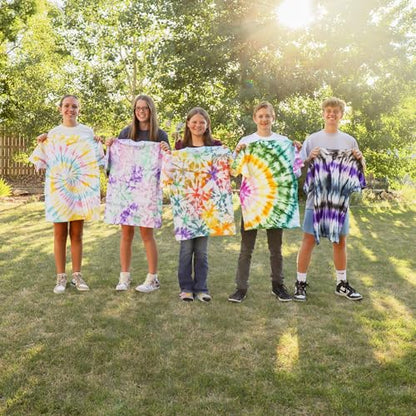 SEI 8 Pack Natural Fade Tie Dye Spray Kit, Tye Dye Kits for Large Groups, Pre-Mixed Water Based Fabric Dye, Spray Bottle Included, Spray Paint for Clothes - color: Natural Fade 8 Pack