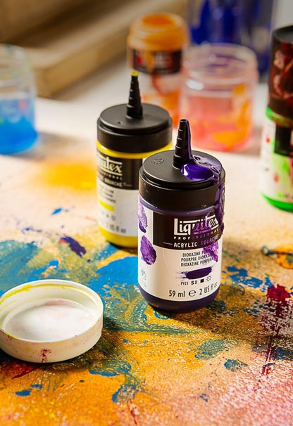 Liquitex Professional Acrylic Gouache, 2-oz (59ml) Bottle, Cadmium-Free Yellow Light - color: Cadmium-free Yellow Light