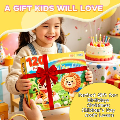 MuseLuxe Air Dry Clay - 120 Pack Modeling Clay Kit with 3 Sculpting Tools,Safe & Non-Toxic,DIY Magic Toys Gifts for Boys,Girls,Kids - 48 Colors - color: 120 Colors