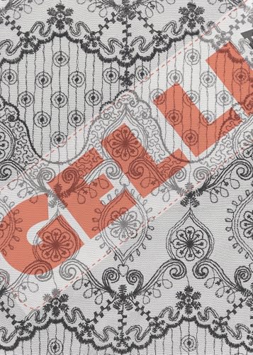Gelli Arts Image Transfer Printables Pack – Collage Art & Texture Sheets for Gel Printing, Mixed Media, Scrapbooking, Card Making & DIY Crafts – 30 Printable 8x10 Images – Lace Impressions - color: black and white