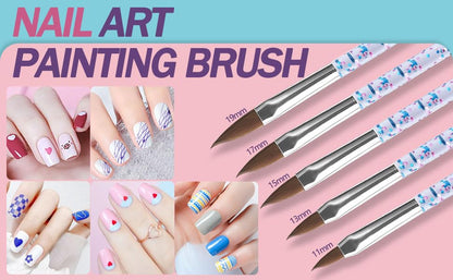 Artdone 35pcs Nail Art Pens brushes,Nail Art Tool Set,Nail Dotting Tools,Nail Dust Brush,Striping Nail Art Brushes for Long Lines,Nail Drawing Pen For Nail Design - color: 35pcs