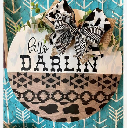 Welcome Stencils for Painting on Wood 12” Welcome Stencil for Wood Sign Hello Doormat Stencils Templates for Door Hanger Door Mat Fabrics - style: Daily 13p