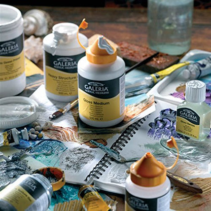 Winsor & Newton Galeria Acrylic Heavy Structure Gel, 8.4-oz (250ml) Jar - color: Heavy Structure Gel, style: 8.4-oz