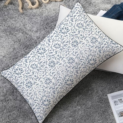 2 Sheets Flower Background Silk Screen Stencil, European Floral Painting Stencils Templates Reusable Self-Adhesive Silk Screen Printing for Wall Border Wood Fabric Home Craft Decor - style: European Floral