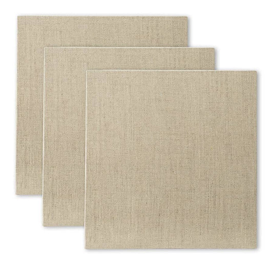 Senso Clear Primed Linen Panels - 12x16-3 Pack of Panels for Painting Oils, Acrylics, Pastels and More - size: 12x16"