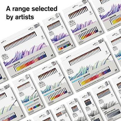Winsor & Newton Studio Collection Artist Pencils, Graphite Pencils, Set of 6 - style: 6 Graphite Pencils