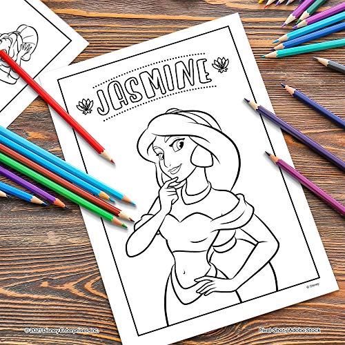 Disney Princess Paintbox Coloring and Activity Book with 16 Paints, Bendon 42350, 7.75 x 10.75 - style: Disney Princess Painting Book