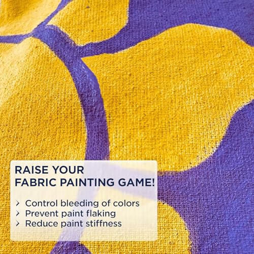 BLUEBIRD Fabric Medium - Textile Medium for Fabric Painting, Prevents Flaking, Ideal for Clothes, Accessories, and More (67.6 Fl Oz) - size: 67.6 Fl Oz (Pack of 1)