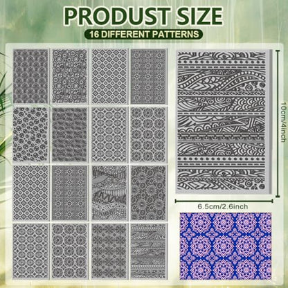 4 Pcs Intricate Mandala Patterns Polymer Clay Texture Sheet Circular and Arched Rubber Clay Texture Mat for Polymer Clay Making Earrings Jewelry DIY Crafts 4 × 2.5 Inch