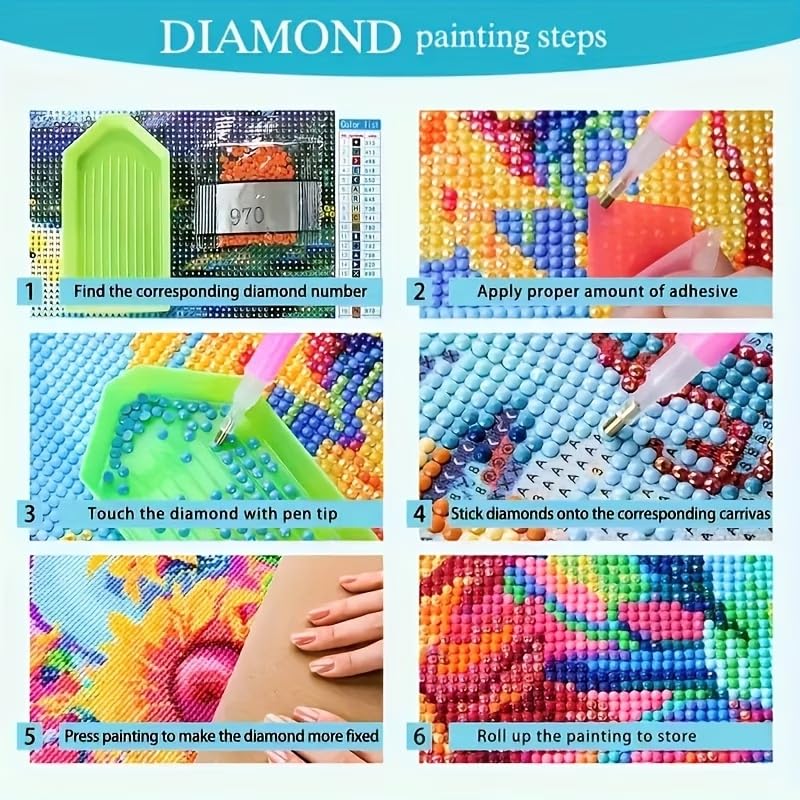 BSNRCH 5D Diamond Painting Kits for Adults Beginners Dragon Diamond Art Kits for DIY Full Round Paint with Diamond Art Dots Crystal Dragon Gem Art Painting Crafts Kits 12 x12inch - color: Dragon